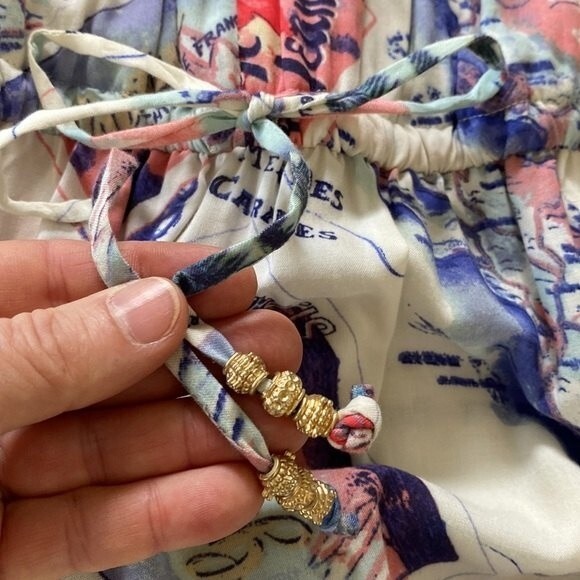 Peter Som for desigNation Postcard Maxi Dress Sleeveless Halter Neck Cover Up - Picture 8 of 16